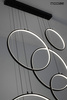 MOOSEE lampa wisząca CIRCULO SIX czarna