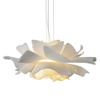 Lampa wisząca PEONY biała 50 cm - nowoczesna lampa sufitowa do salonu