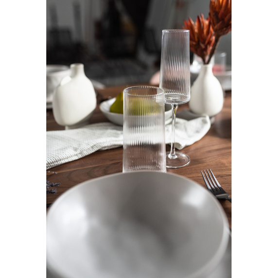 KARE komplet 4 kieliszków do szampana     RIFFLE 215 ml