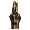 RICHMOND dekoracja HAND PEACE czarno-złota