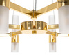 MOOSEE lampa wisząca TUBS 10 złota
