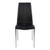 ACTONA krzesło ASAMA ekoskóra czarne