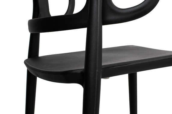 Krzesło MARCUS czarne - polipropylen