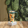 Kubek termiczny Mini Miami Floral         zielony uchwyt