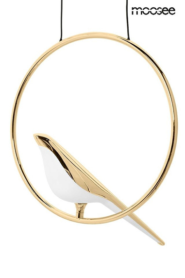MOOSEE lampa wisząca BIRD DISC złota