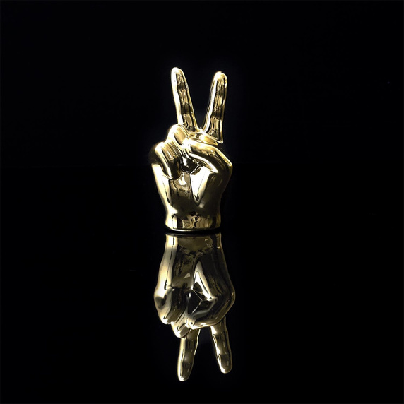 Dekoracja, figurka Dłoń mała Victoria     złota