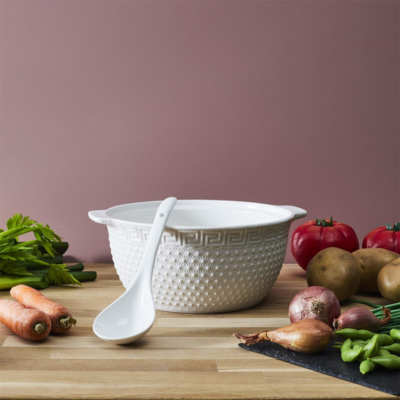 Zestaw do serwowania zup Waza, łyżka, 6  miseczek