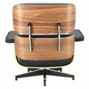 Fotel Vip czarny/walnut/standard base TP