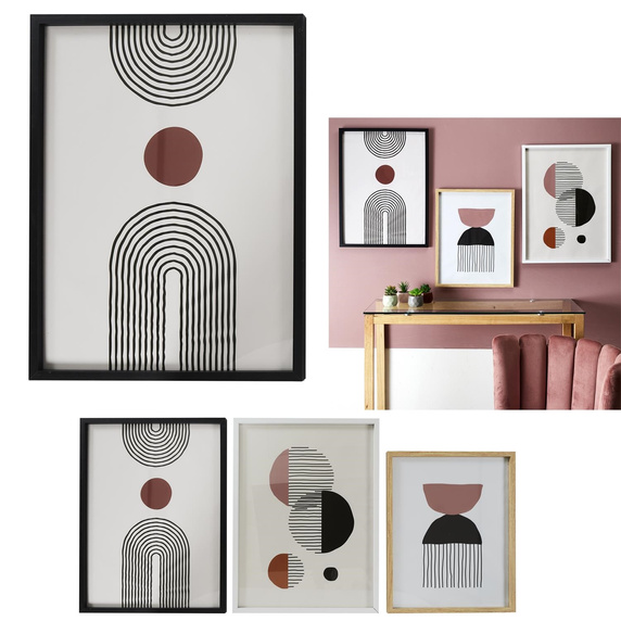 Obraz Art-deco 60x45cm biała ramka