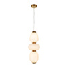 Lampa wisząca BRILLA-3 LED złota 23 cm