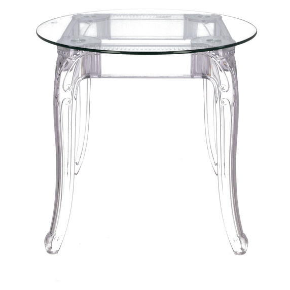 Stół Ghost 80cm transparentny