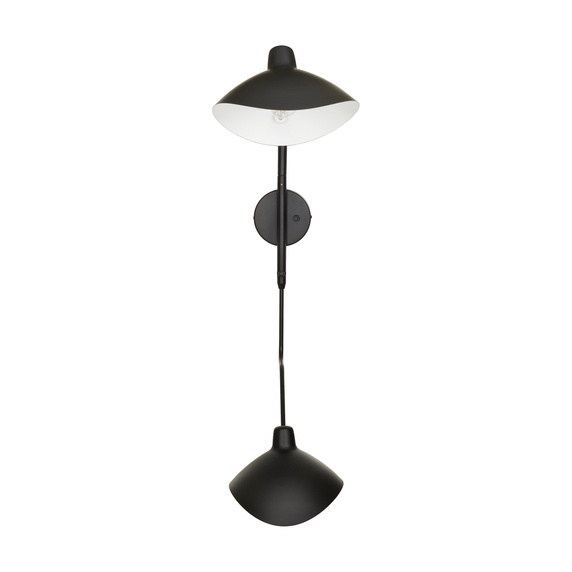 Lampa ścienna CRANE-2W S czarna 110 cm