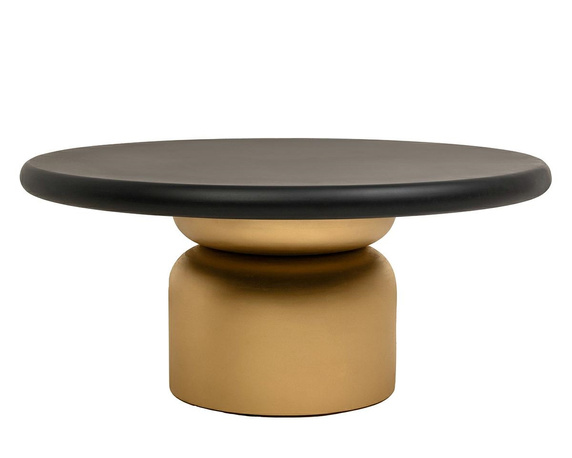 MaMaison stolik kawowy LEONARDO złoty / czarny