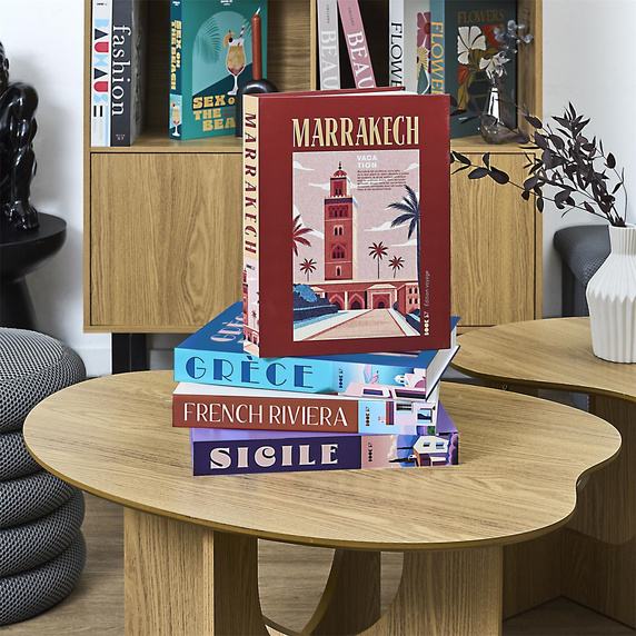 Pudełko książka Grece niebieska