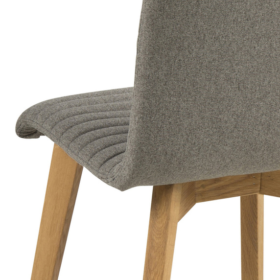 ACTONA krzesło tapicerowane AROSA -jasnoszary
