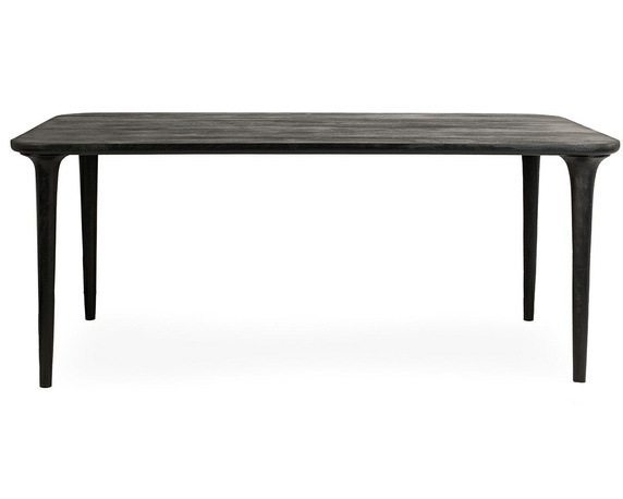 MaMaison stół jadalniany LAMINAR 200 czarny / drewno