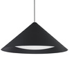 Lampa wisząca TRIANGOLO LED czarna 65 cm