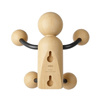 UMBRA wieszak ścienny WOODY WALL  HOOK czarny/naturalny