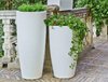 NEW GARDEN donica BAMBU 90 BATTERY biała