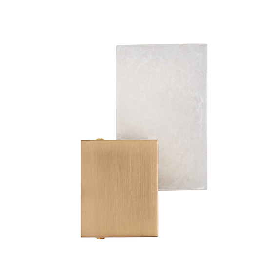 Lampa ścienna CUBO LED złota 18 cm