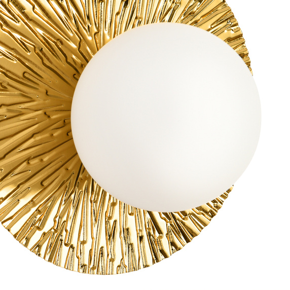 Lampa ścienna SUN L złota 40 cm