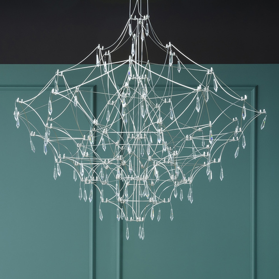 MOOSEE lampa wisząca CONSTELATION 100 GOLD - LED, stal szczotkowana