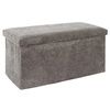 Pufa Medford składana z pojemnikiem szara