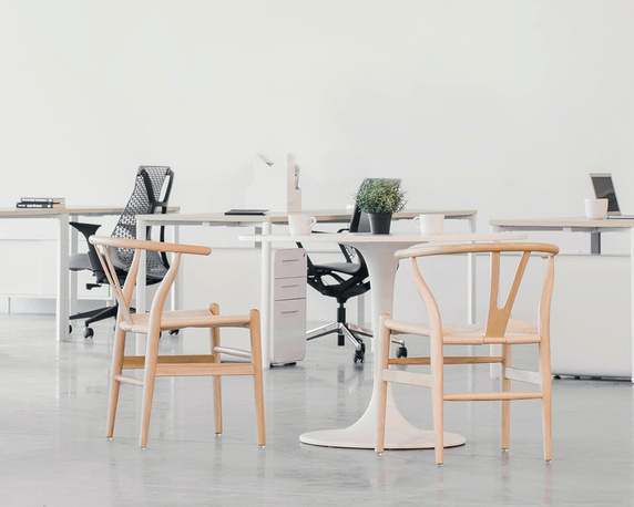 Krzesło Wicker Naturalne Naturalne inspi rowane Wishbone