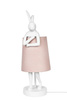 KARE lampa stołowa RABBIT 68 cm biała  / róźowa