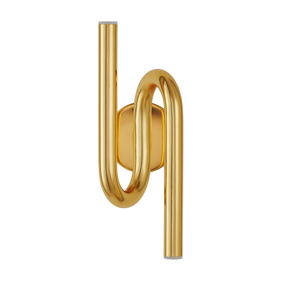 Lampa ścienna MYK LED złota 38 cm