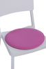 Poduszka na krzesło okrągła różowa