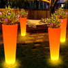 Lampa ogrodowa donica FLOWER POT XL LED RGBW 16 kolorów 115 cm