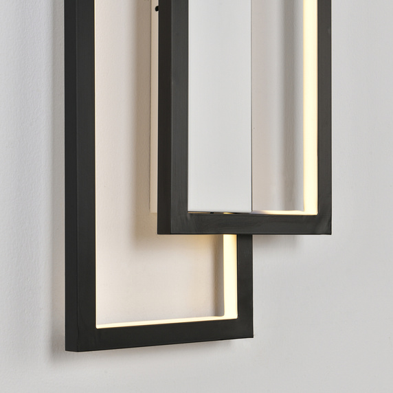 Lampa ścienna SYMMETRY-100 LED czarna 100 cm