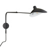 Lampa ścienna CRANE-2W S czarna 110 cm