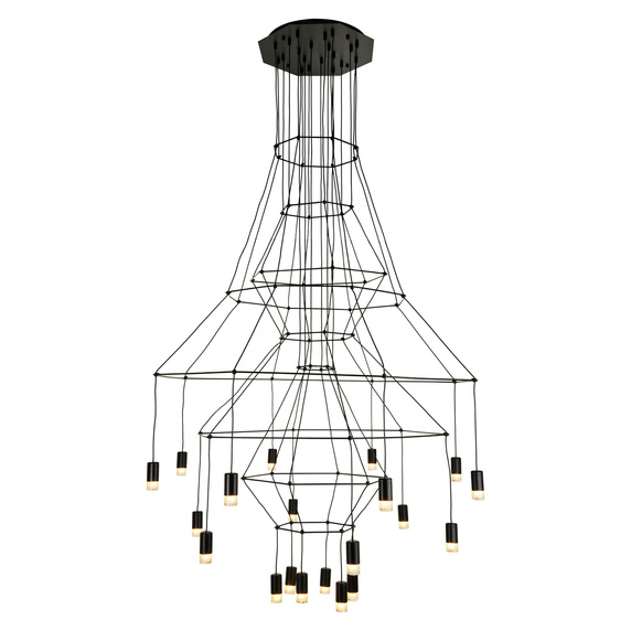 Lampa wisząca LINEA-20 czarna 120cm