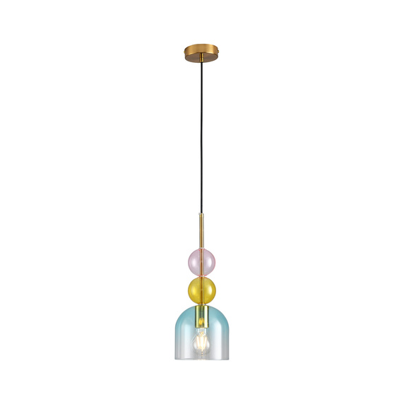 Lampa wisząca PASTELLO BLUE kolorowa 15 cm