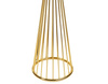 Lampa podłogowa FILO-1 czarno - złota 145 cm