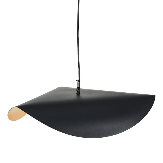 Lampa wisząca ENZO czarno złota kula 60 cm