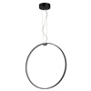 Lampa wisząca ACIRCULO led czarna 60 cm