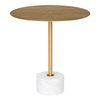 Stolik kawowy Lecco 51cm złoty