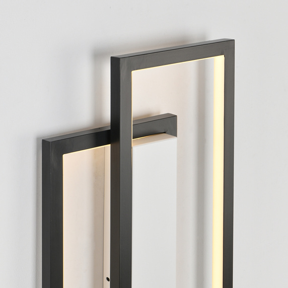 Lampa ścienna SYMMETRY-100 LED czarna 100 cm