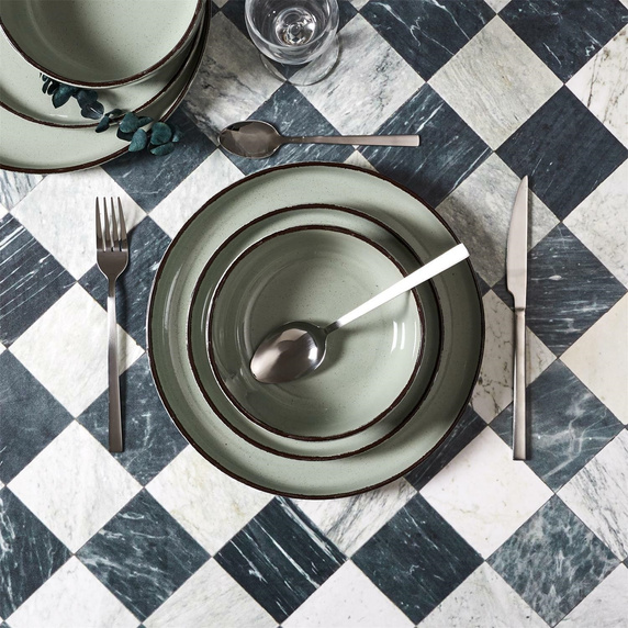 Zestaw obiadowy Temp na 4 osoby zielony