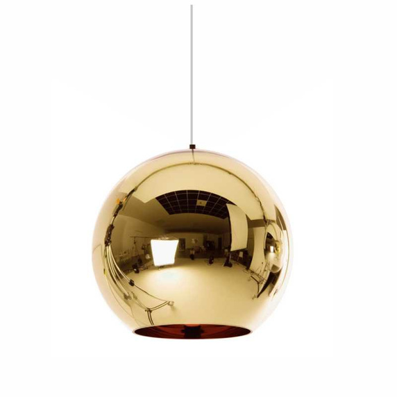 Lampa wisząca MIRROR GLOW - L złota  40 cm