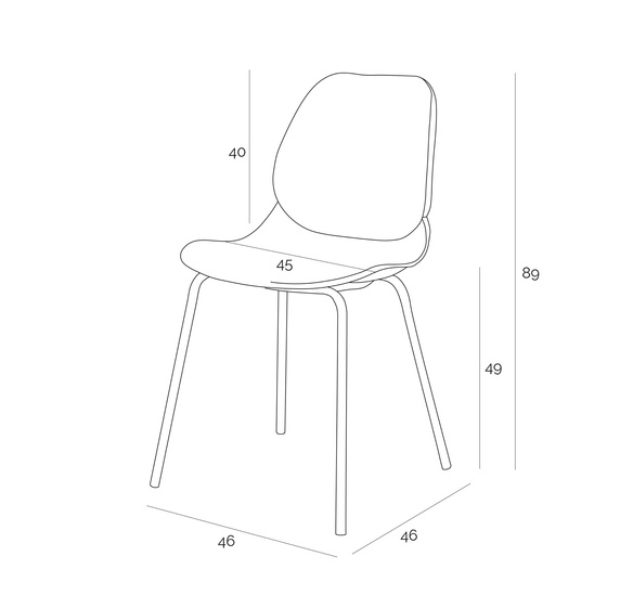 Krzesło Layer 4 czarne