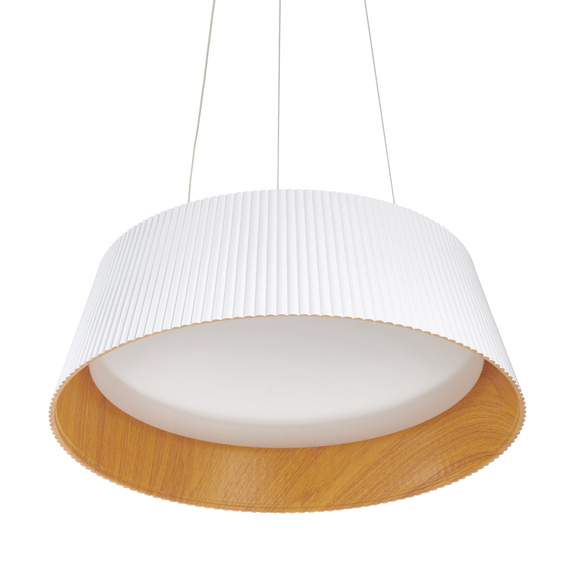 Lampa wisząca FRILL LED biała 45 cm
