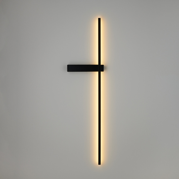 Lampa ścienna SOUL LED czarna 90 cm