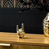 Dekoracja, figurka Dłoń mała Rock and     Roll złota