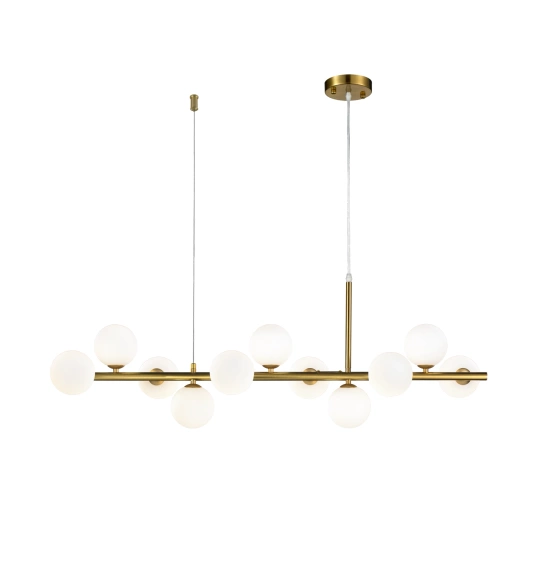 Lampa wisząca MINI MOON złota 100 cm