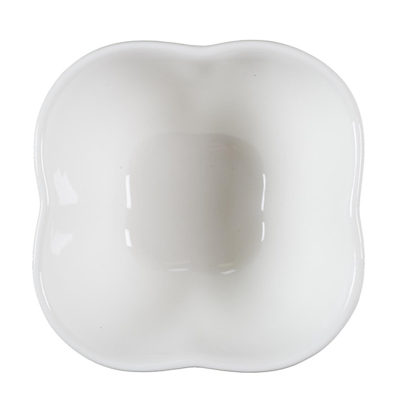 Zestaw 10 naczyń do serwowania            przystawek biały