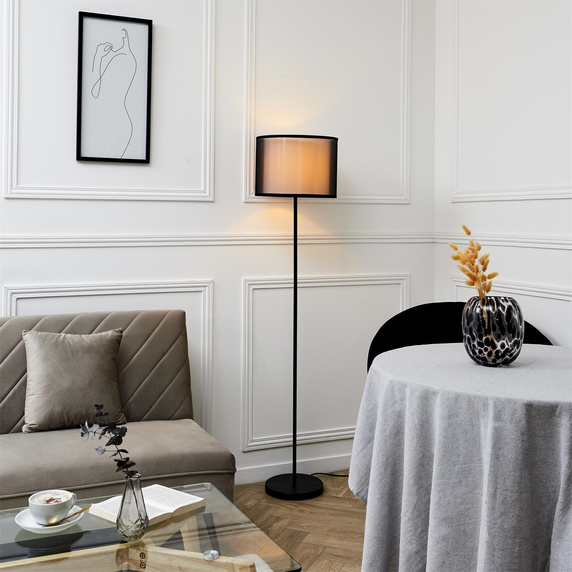 Lampa podłogowa Shade czarna